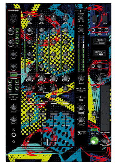 Denon DJ X 1800 Skin Calipso